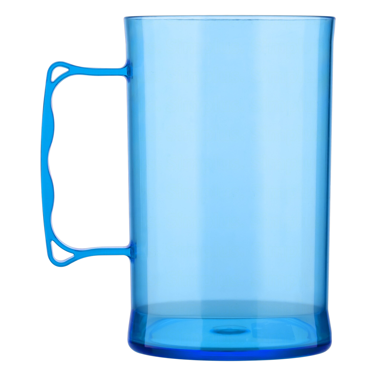 Caneco Para Chopp Azul Neon 450ml Roder