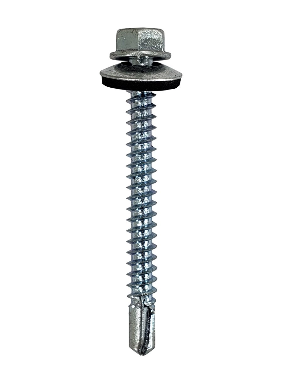 Parafuso Telha/metal Cabo Flangeada Perfurante Arruela Fixa 100 Peças Stein 12x2 (5.5x50)