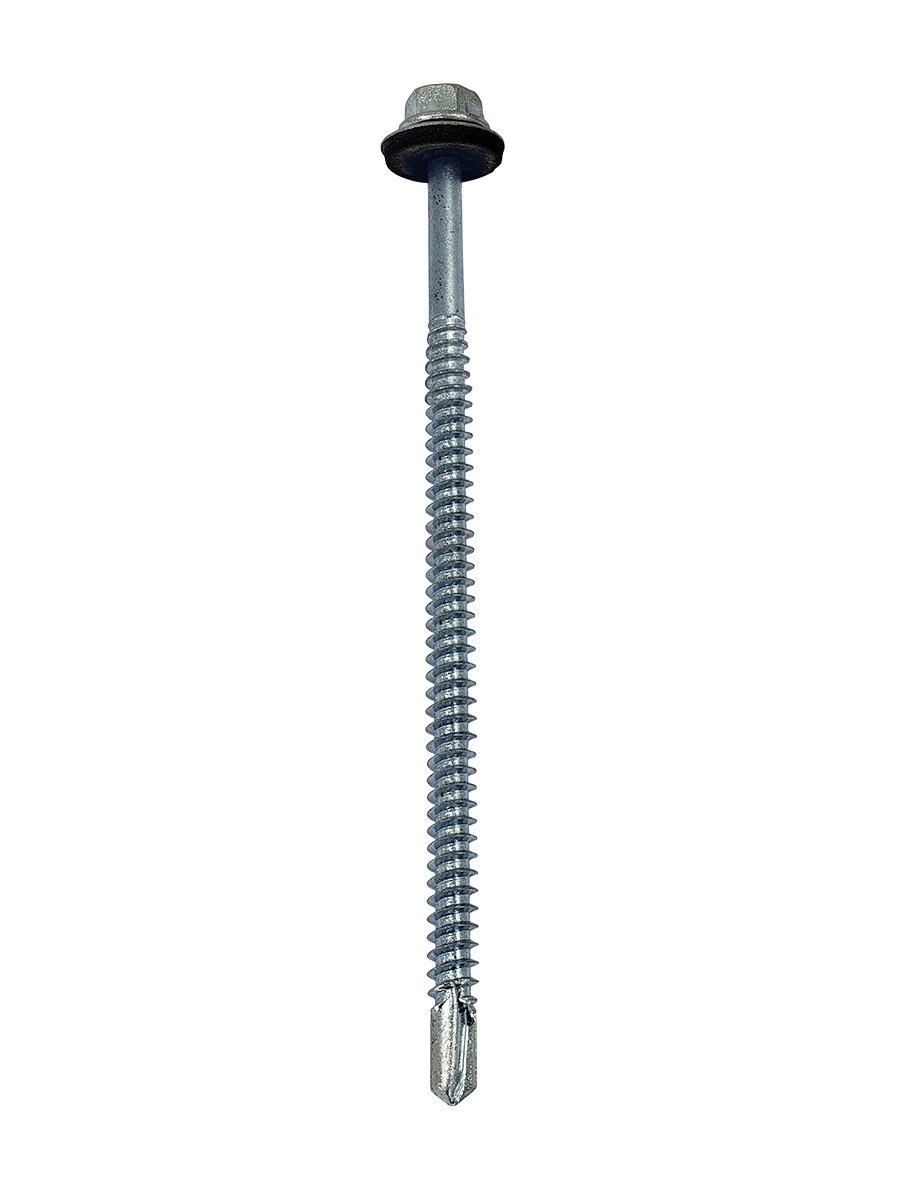 Parafuso Telha/metal Cabo Flangeada Perfurante Arruela Fixa 100 Peças Stein 12x5 (5.5x125)