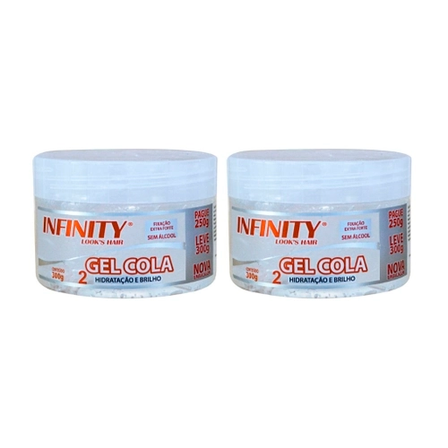 Gel Cola Infinity Looks Branco 300gr N2,