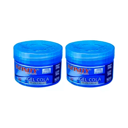 Gel Cola Infinity Looks Azul 300gr N3 Ke ,