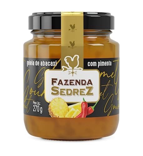 Geleia Fazenda Sedrez Abacaxi C/pimenta Vd 270g