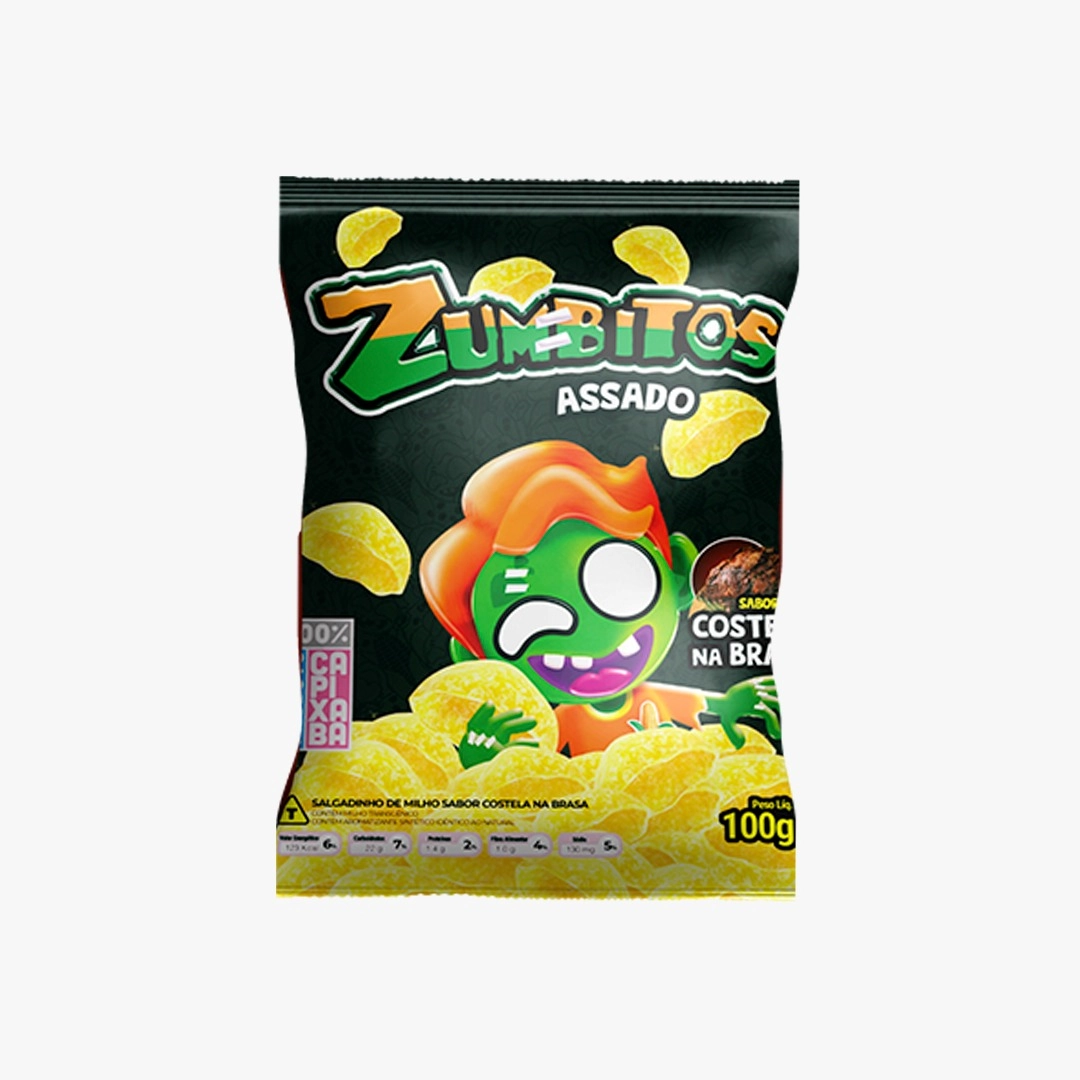Chips Zumbitos Costela Na Brasa 100g