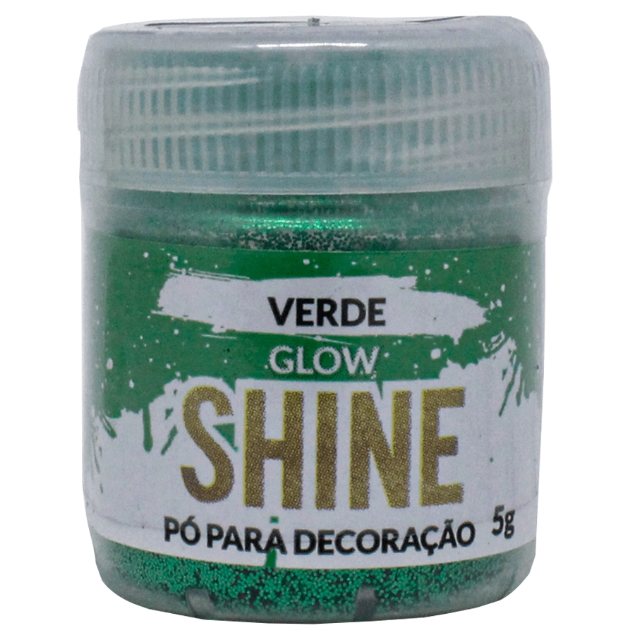 Corante Decor Po Glitter Verde 5g Iceberg