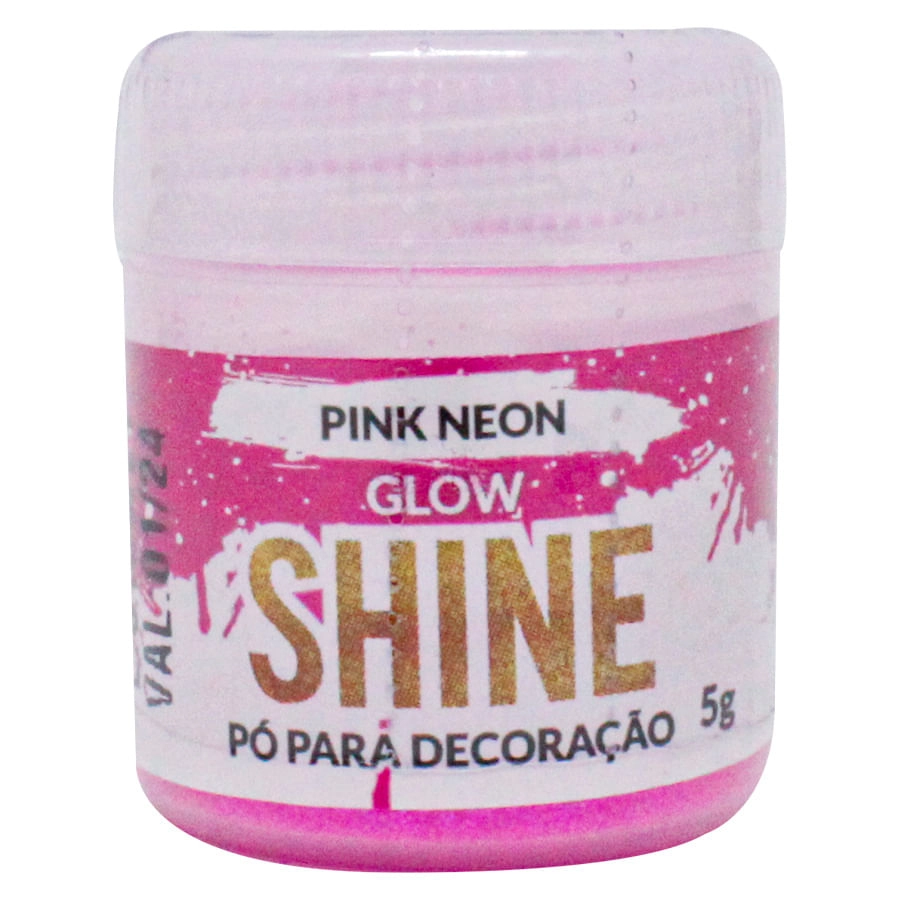 Corante Decor Po Glitter Pink Neon 5g Iceberg