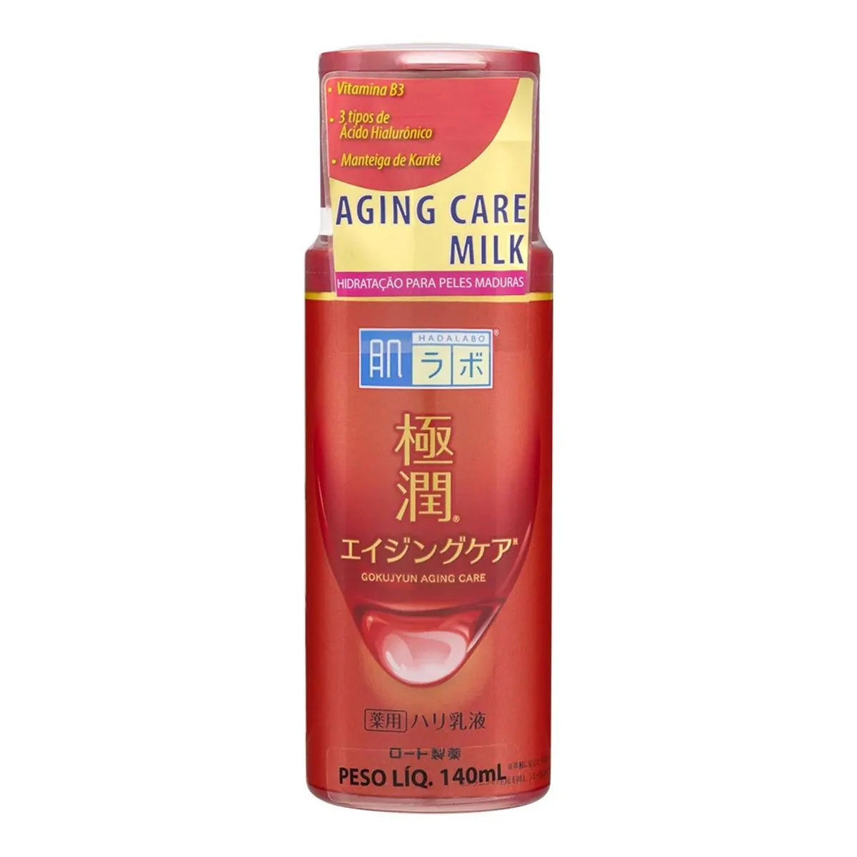 Hidratante Anti Idade Hada Labo Gokujyun Aging Care Milk Frasco 140ml