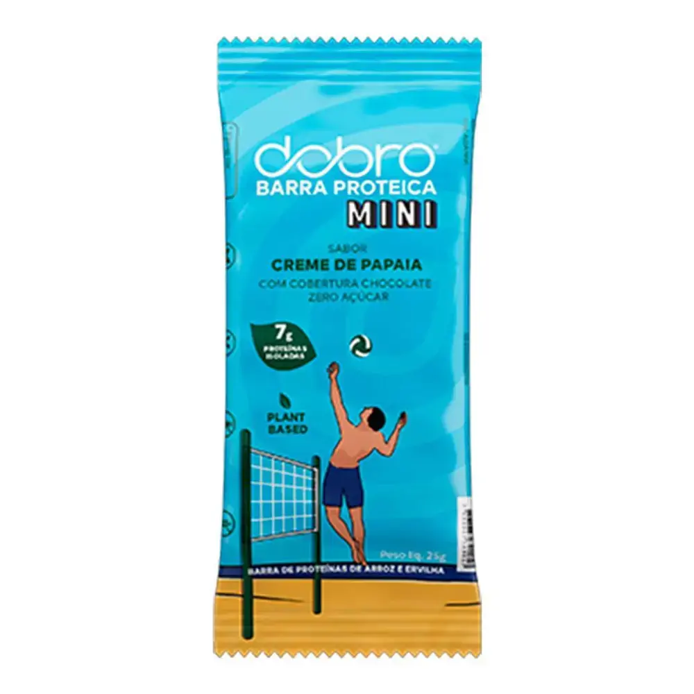Barra Proteica Mini Creme de Papaia 25g - Dobro
