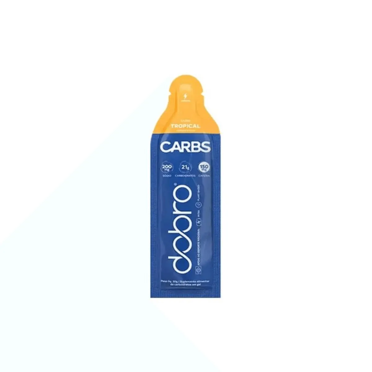 Carbs Gel Tropical com Cafeína 1 Sachê 30g Dobro