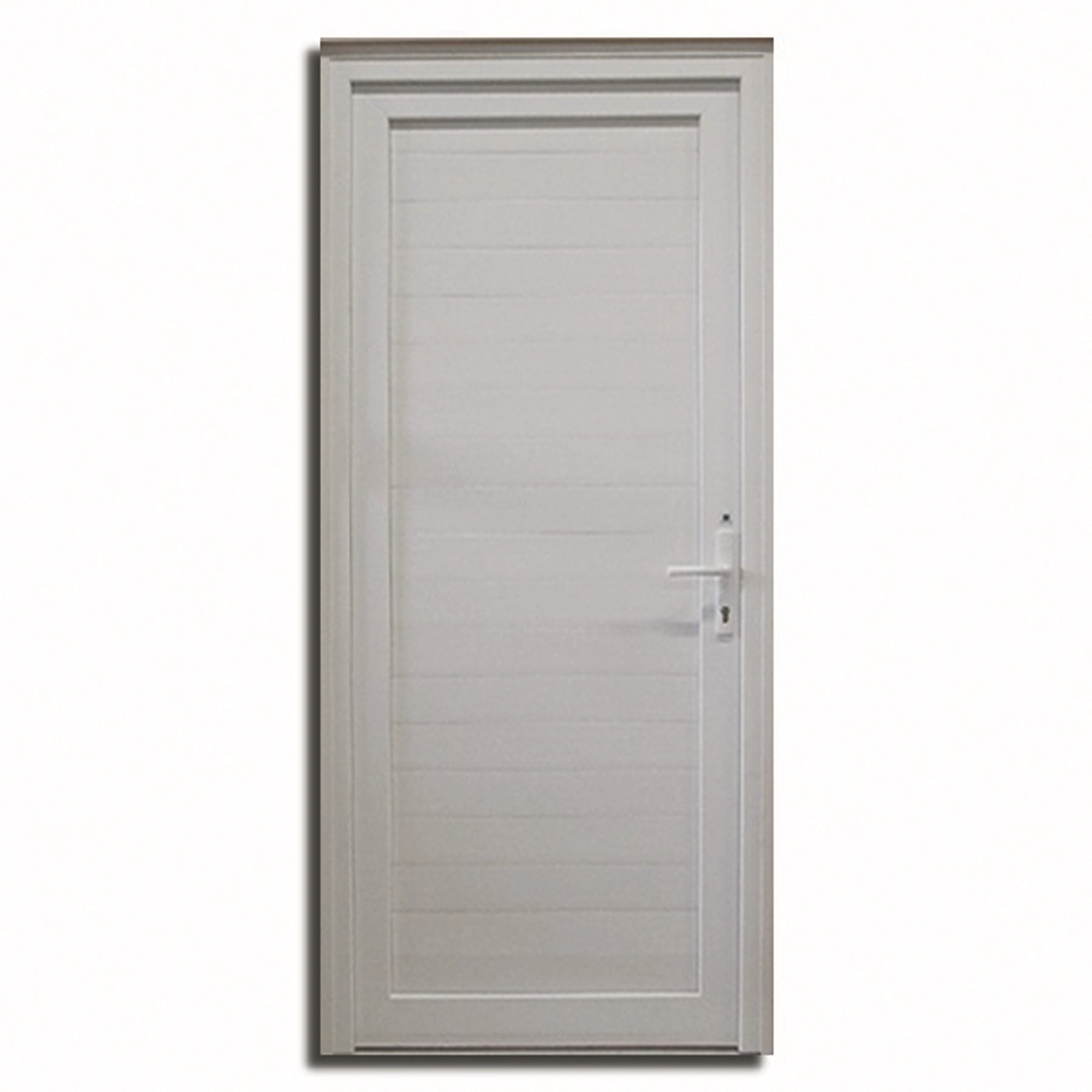 Porta Lambrill de Giro PVC Branco 2,10x0,90m Lado Esquerdo Shine