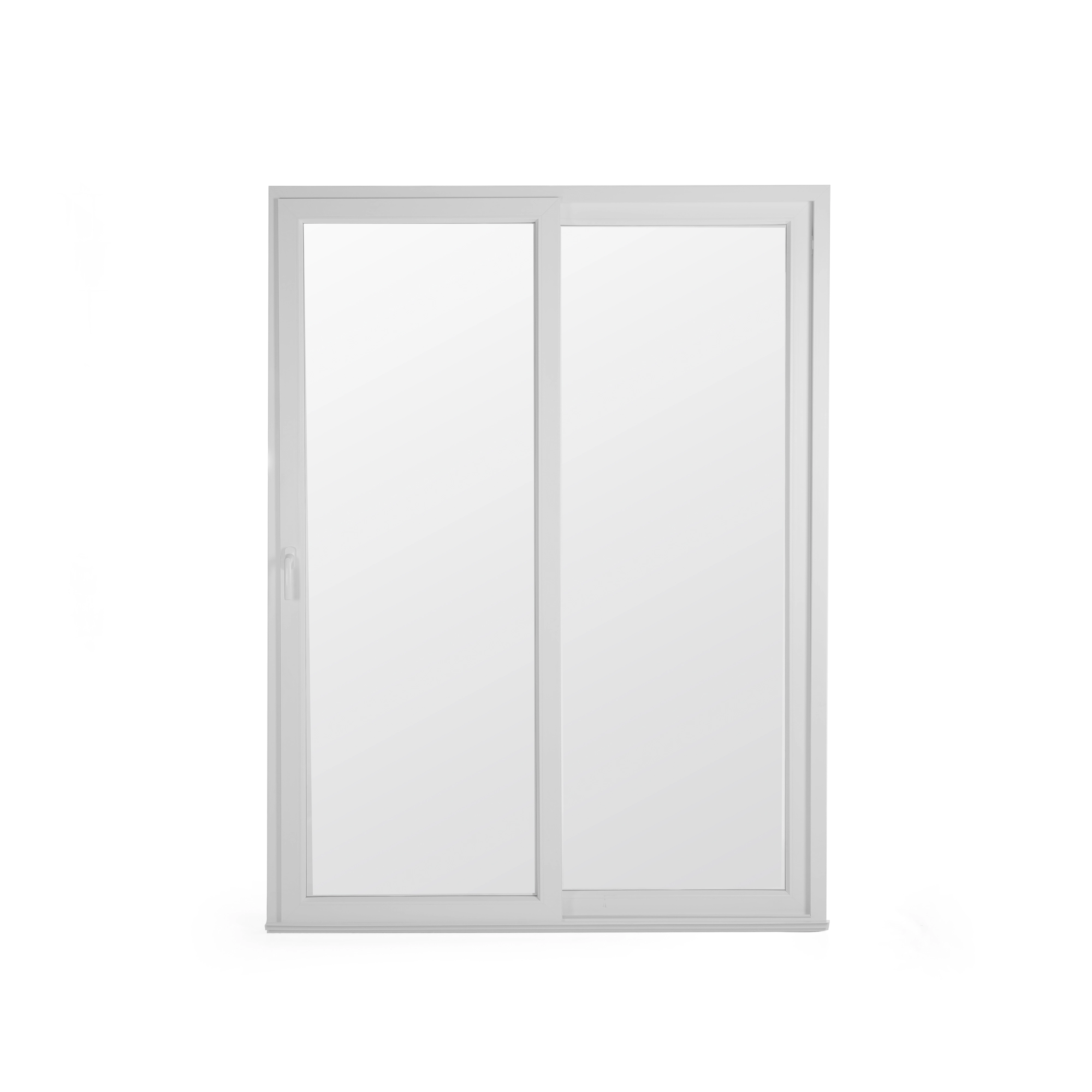 Porta de Correr 2 Folhas PVC Branco 2,15x1,60m Shine