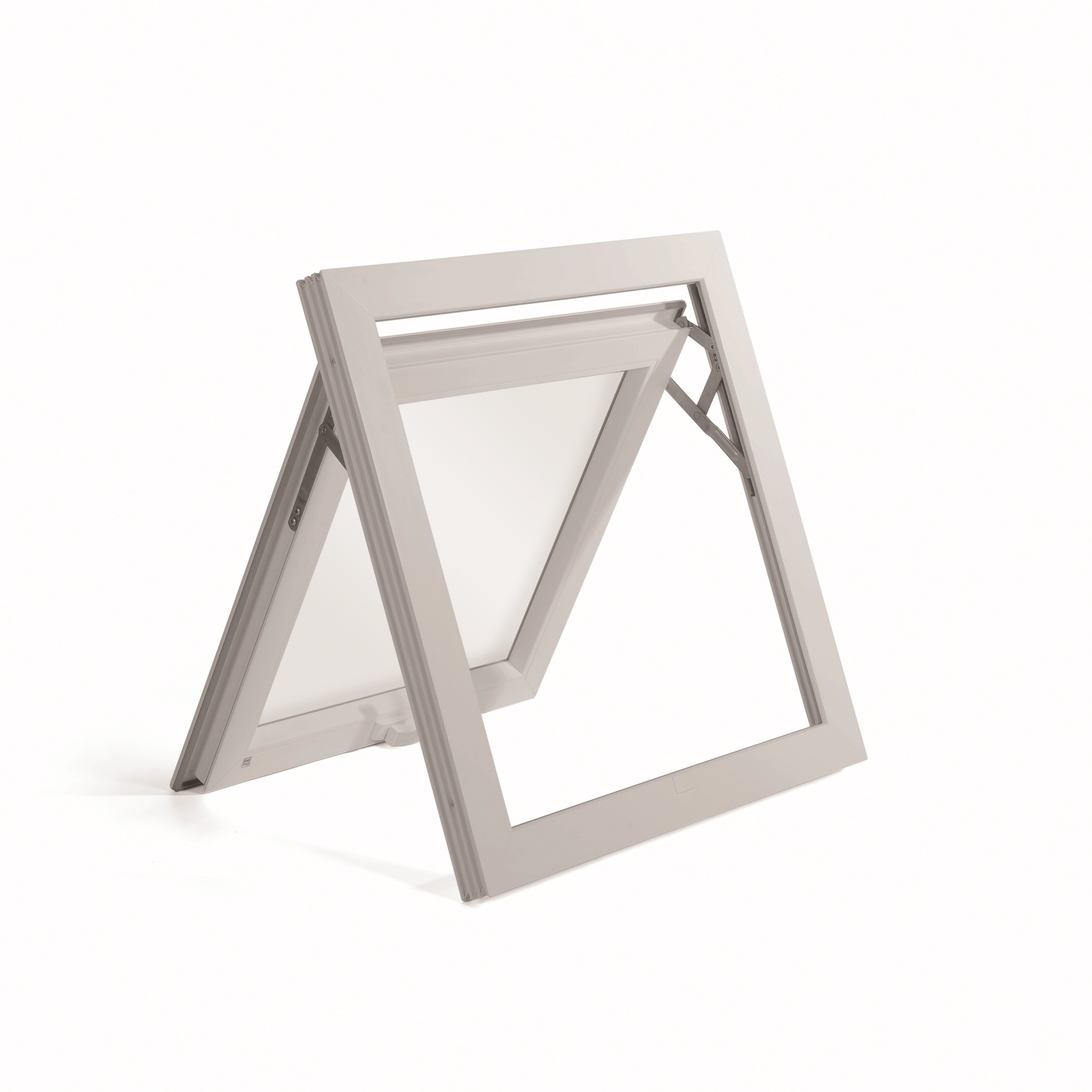 Janela de PVC Maxim-ar 60x60cm com Vidro Mini Boreal Shine Shine Branca