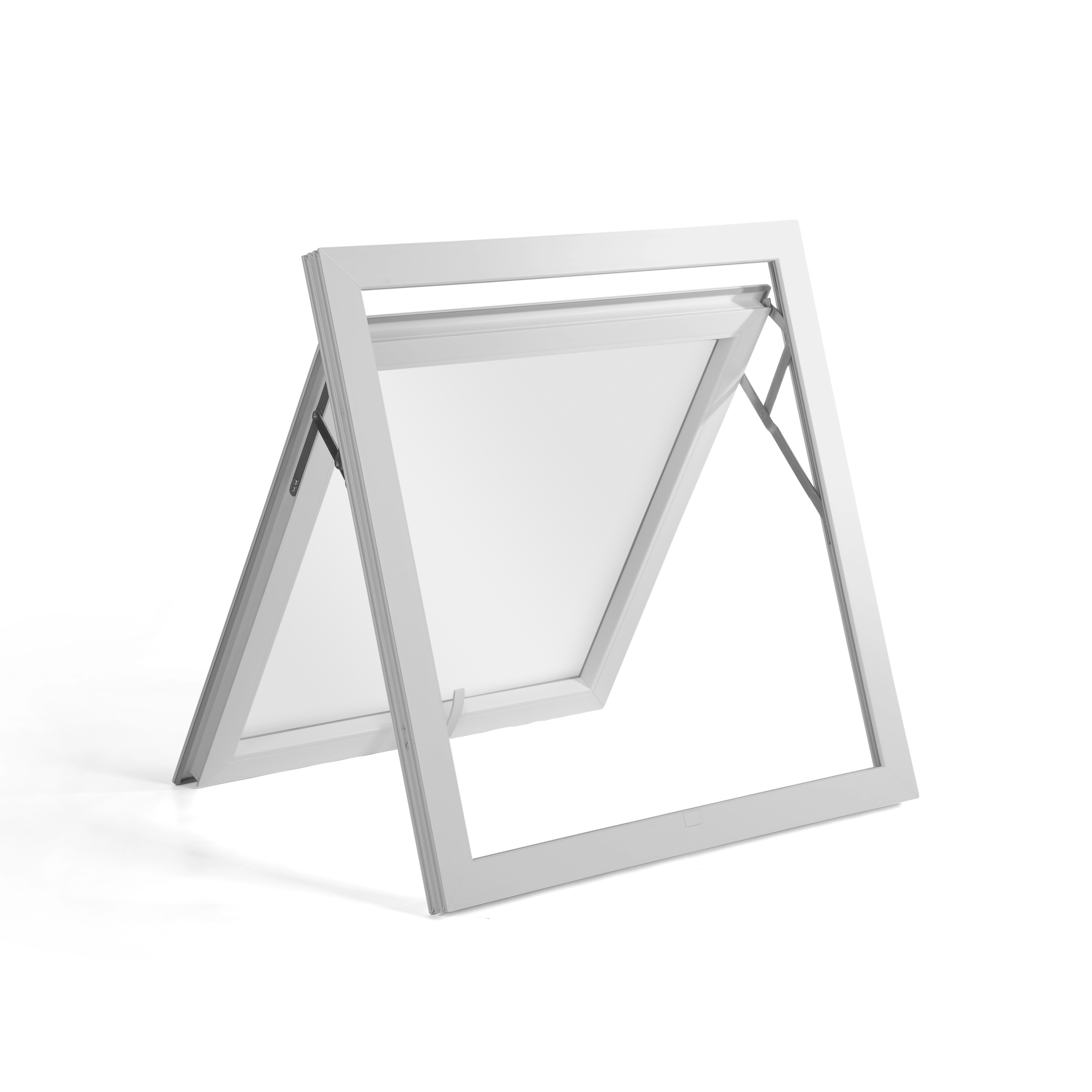 Janela de PVC Maxim-ar 80x80cm com Vidro Mini Boreal Shine Shine Branca
