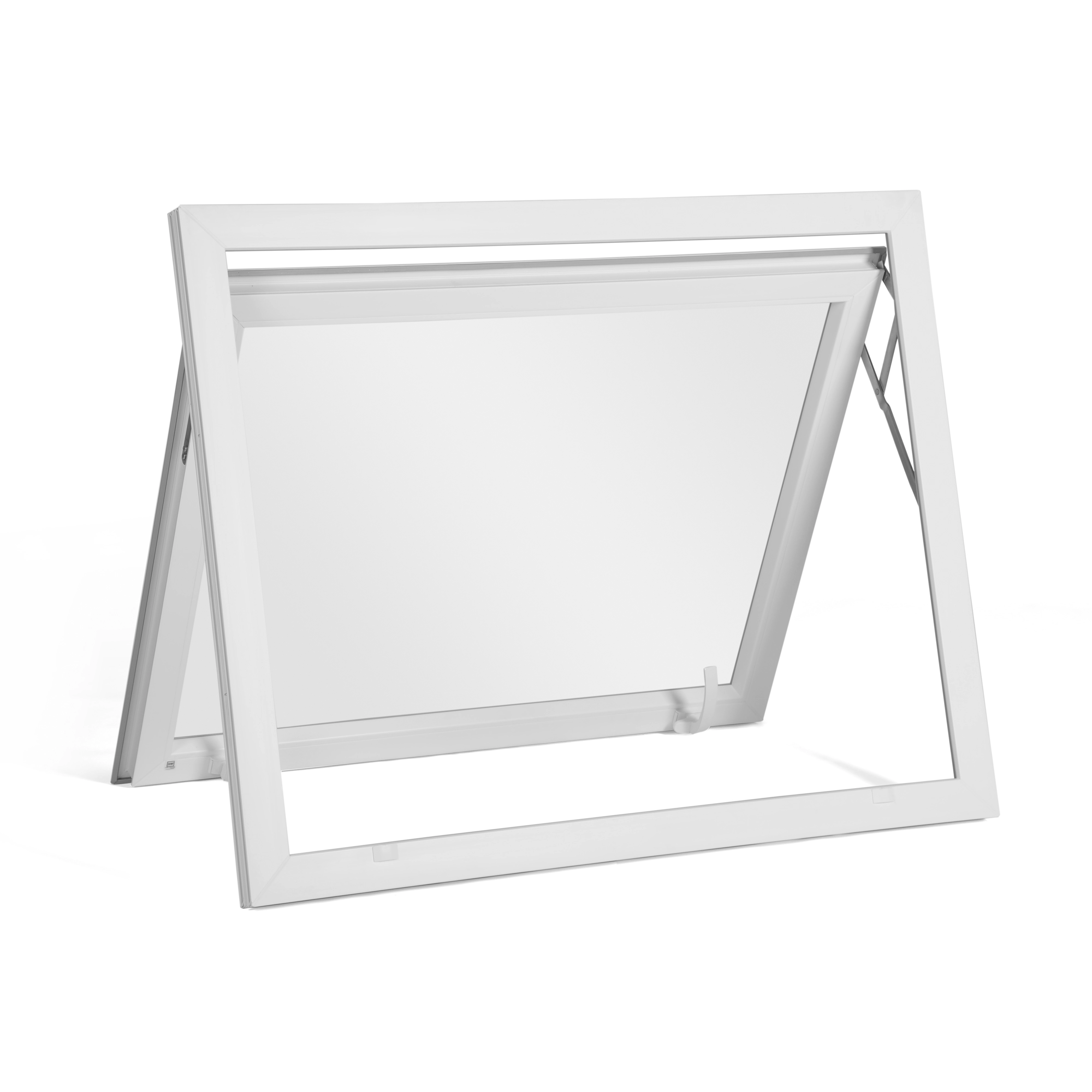 Janela de PVC Maxim-ar 80x100cm com Vidro Mini Boreal Shine Shine Branca