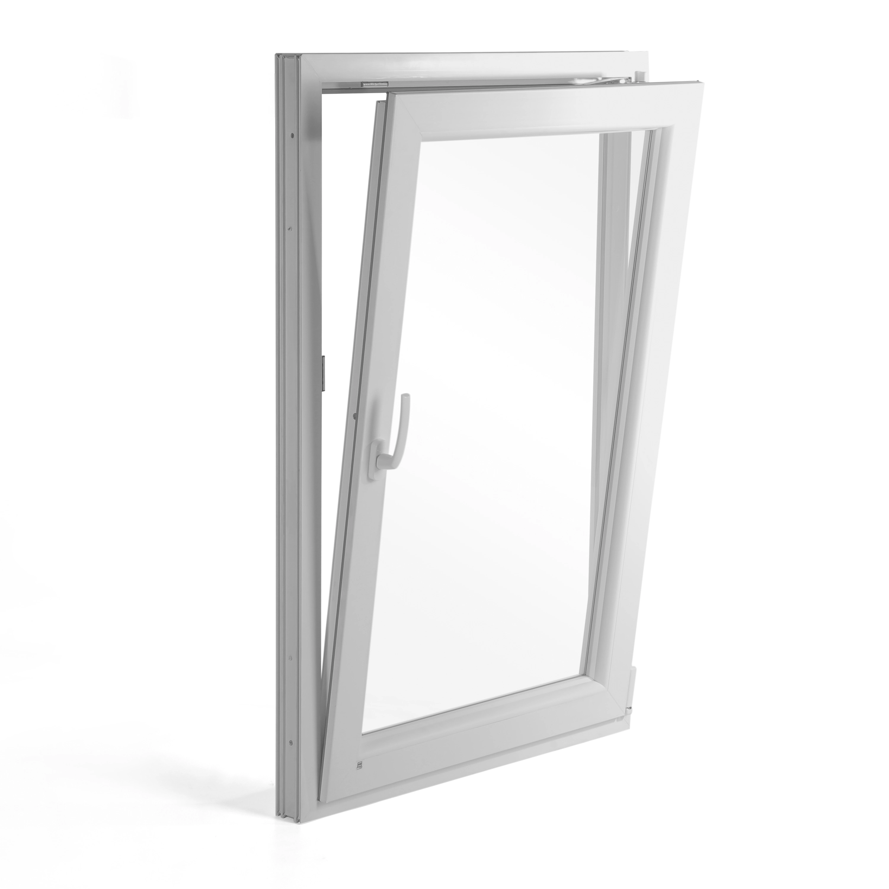 Janela de PVC Abre e Tomba 120x80cm Shine Shine Branca
