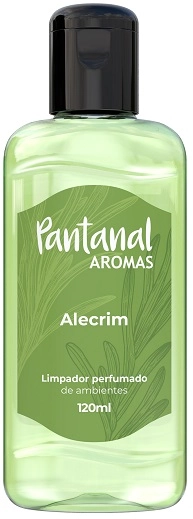 Limpador Concentrado Perf De Ambientes Pantanal Aromas 120ml Alecrim