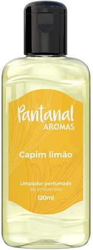 Limpador Concentrado Perf De Ambientes Pantanal Aromas 120ml Capim Limao