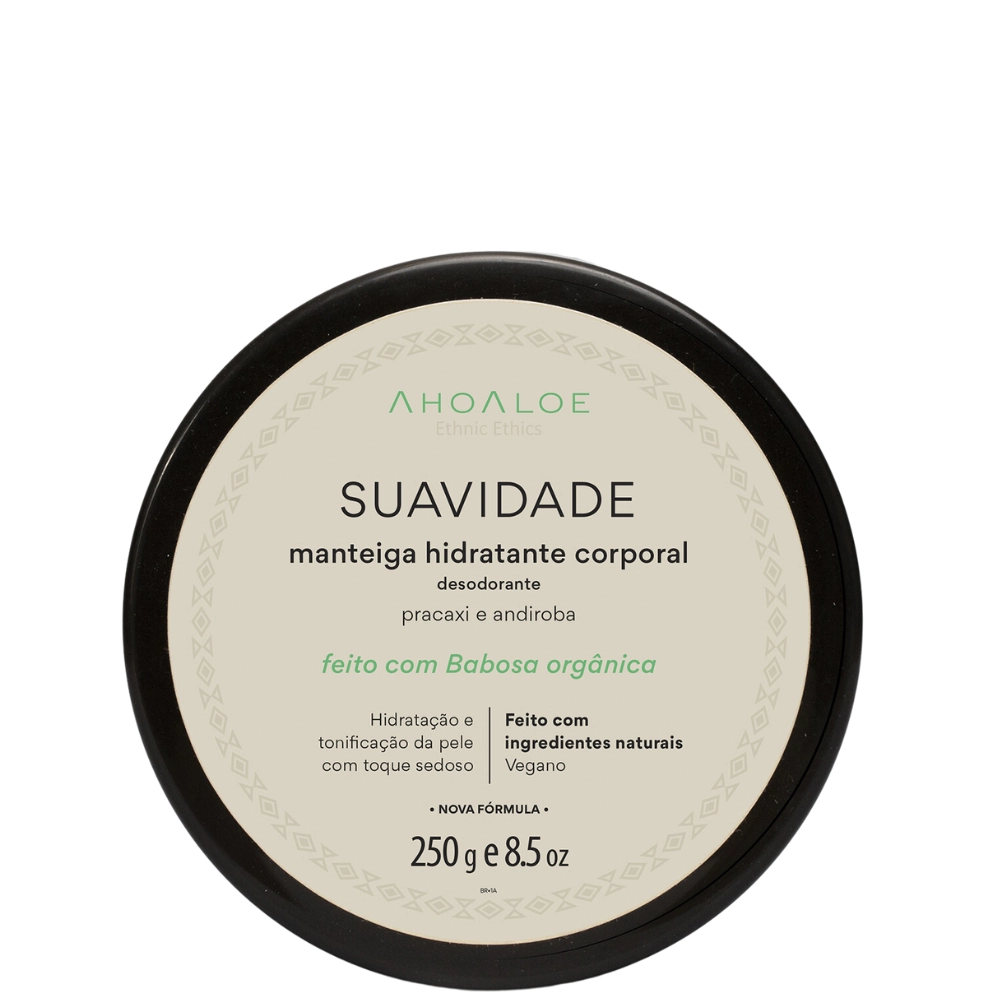 Manteiga Hidratante Corporal Ahoaloe Vegana Suavidade 250g 2/2