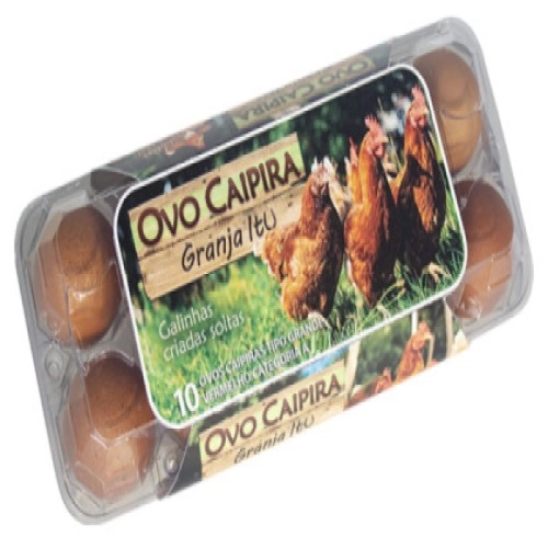 Ovos Caipira Da Granja Itu 10un Verm