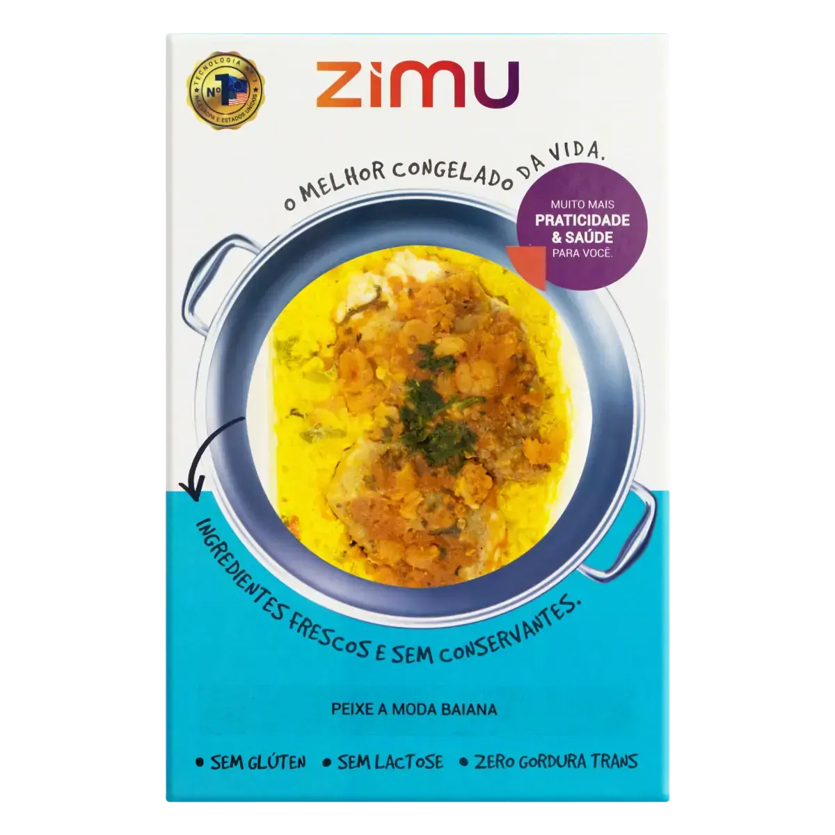 Peixe à Moda Baiana Zimu Caixa 350g