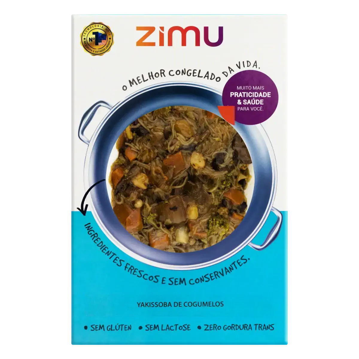 Yakissoba De Cogumelos Zimu Caixa 350g