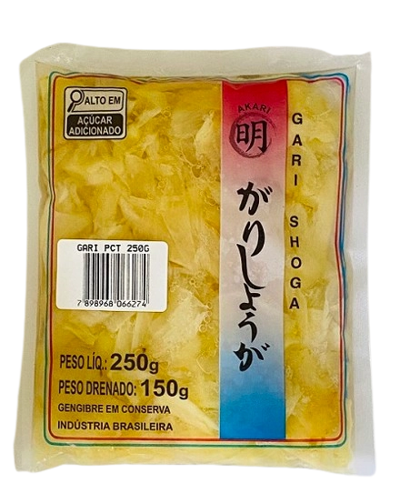 Gengibre Cons Gari Shoga Akari Pct 250g