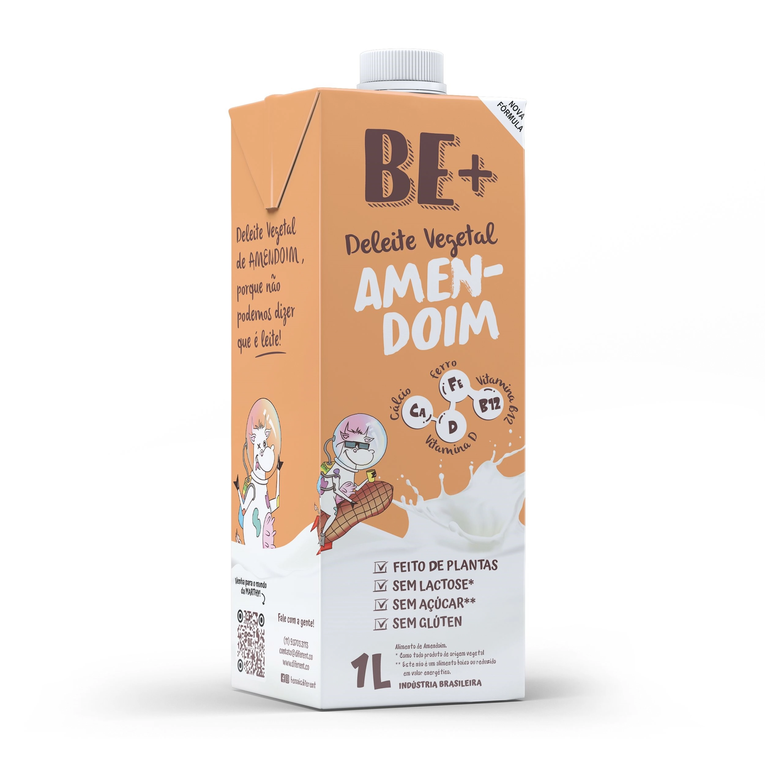 Be Diferent Amendoim Original 1l