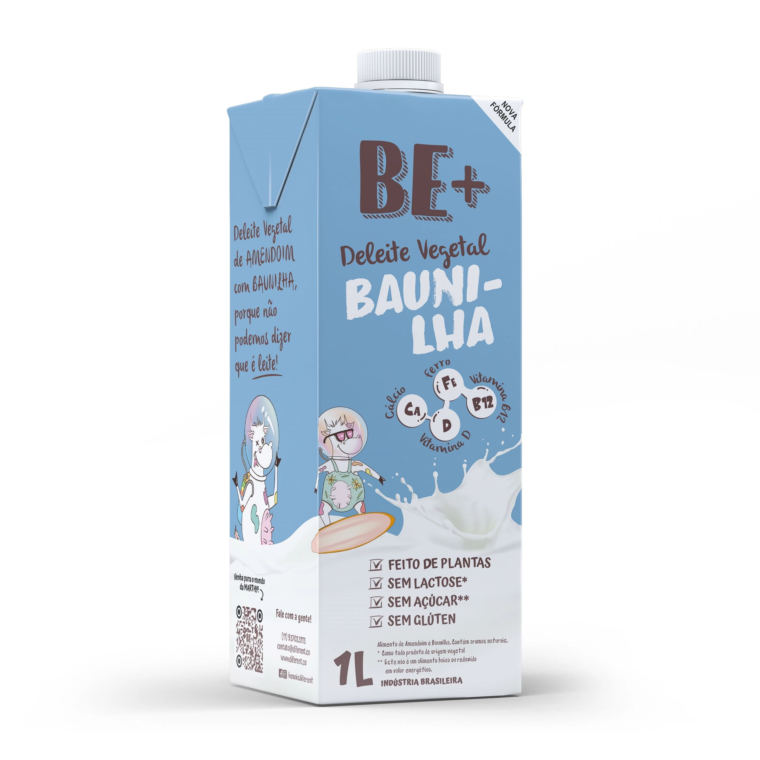 Be Diferent Amendoim/baunilha 1l