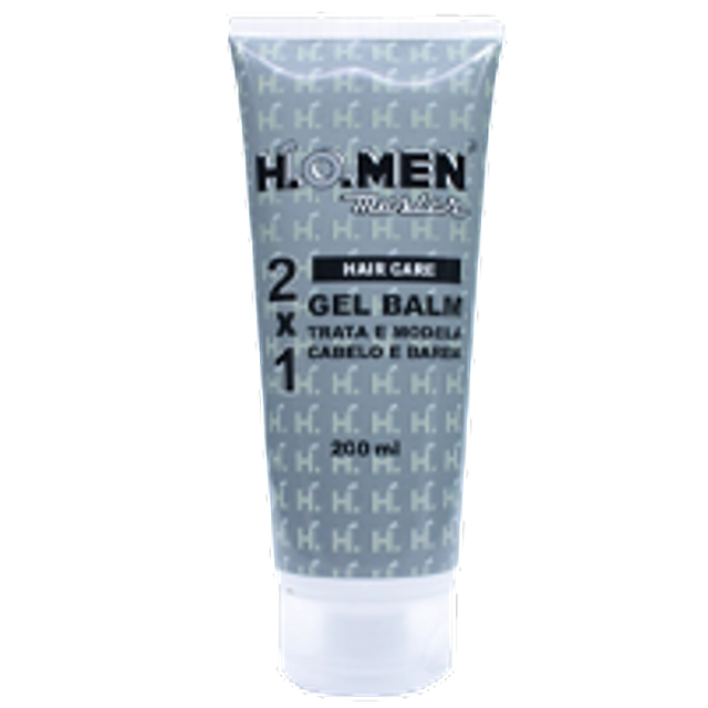 Gel Balm Trata E Modela Cabelo E Barba H.o.men Master 2x1 200ml