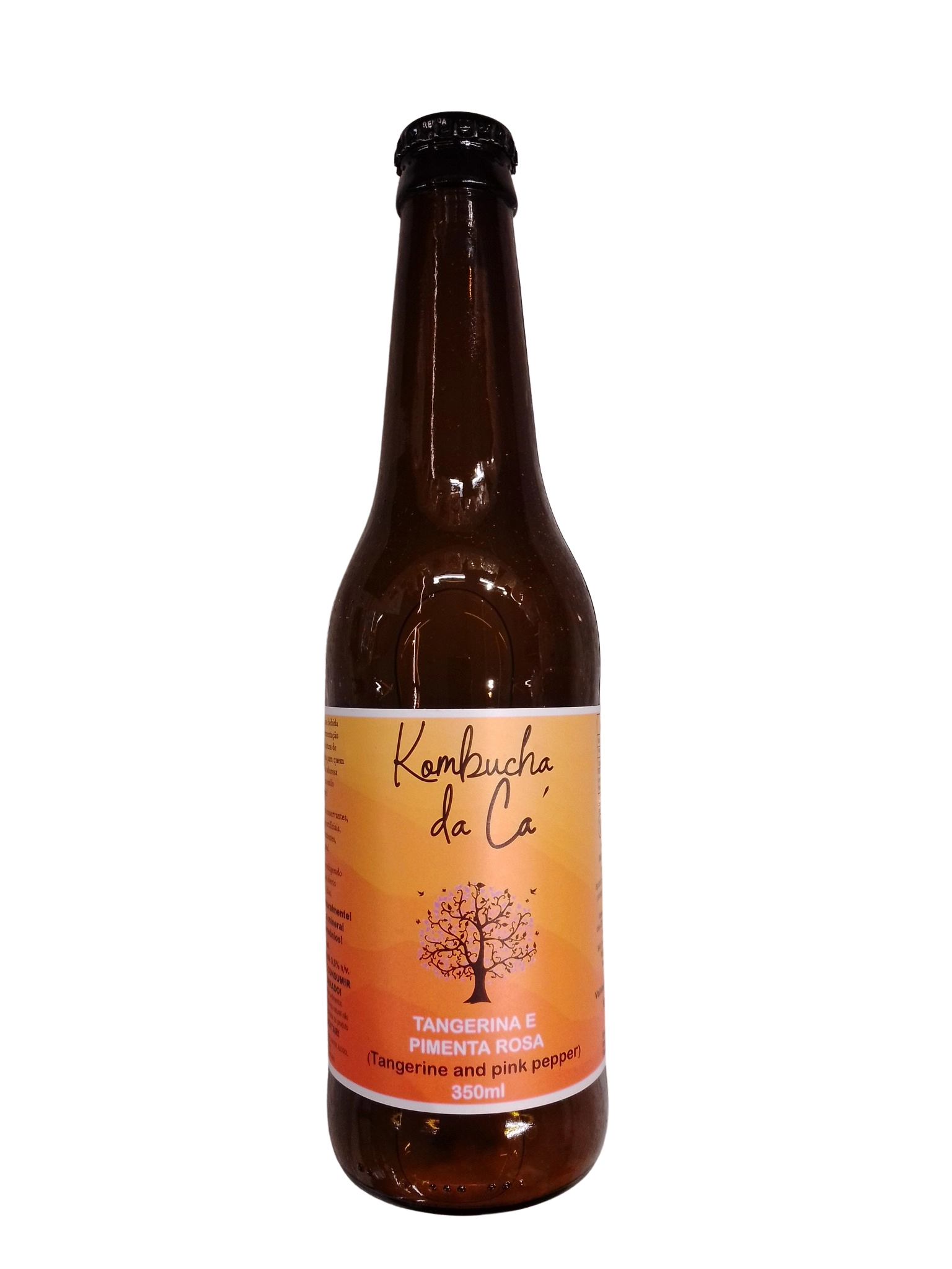 Kombucha Da Ca Vd 350ml Tangerina C/pimenta Rosa
