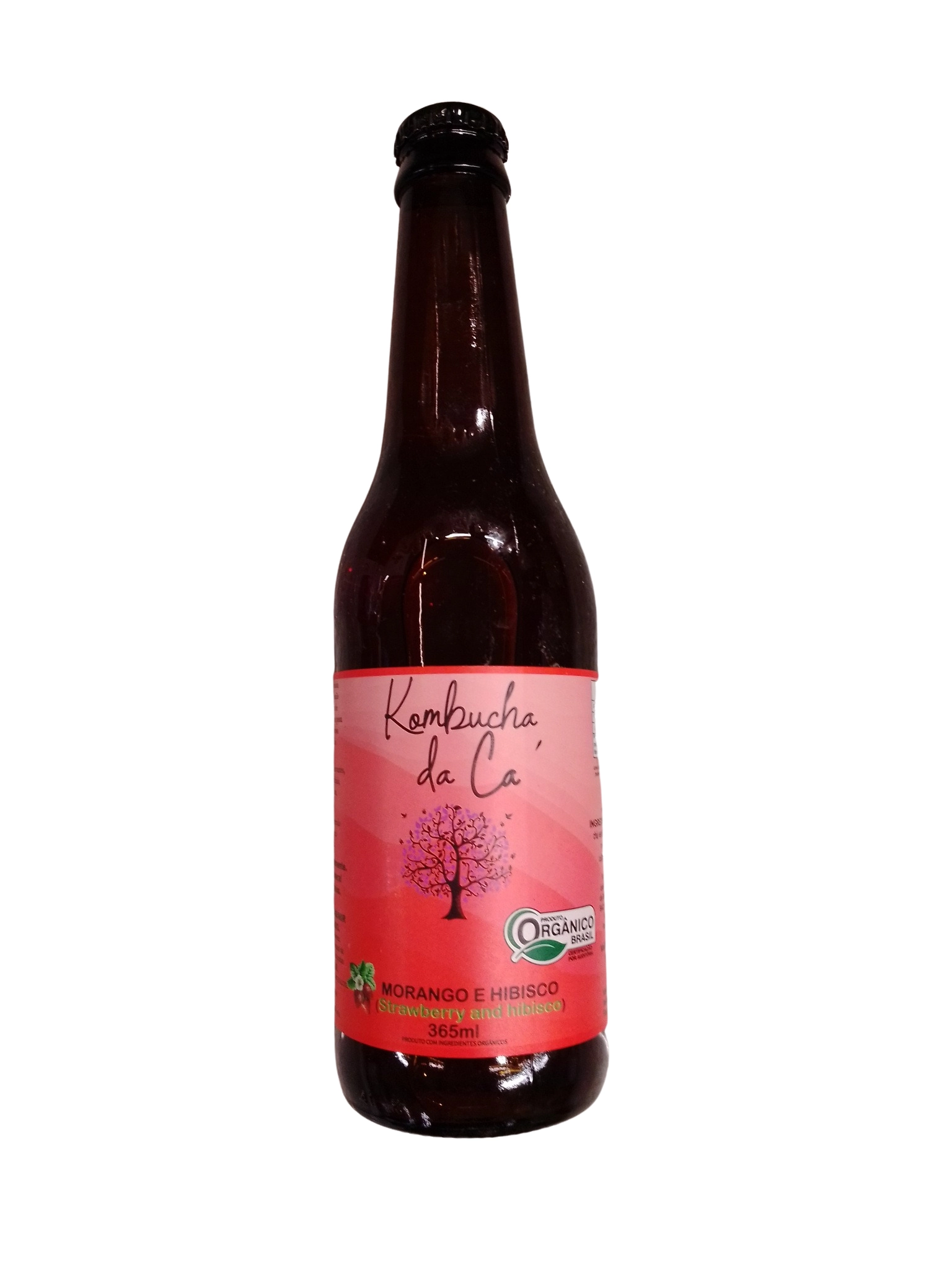 Kombucha Da Ca Vd 350ml Morango E Hibisco