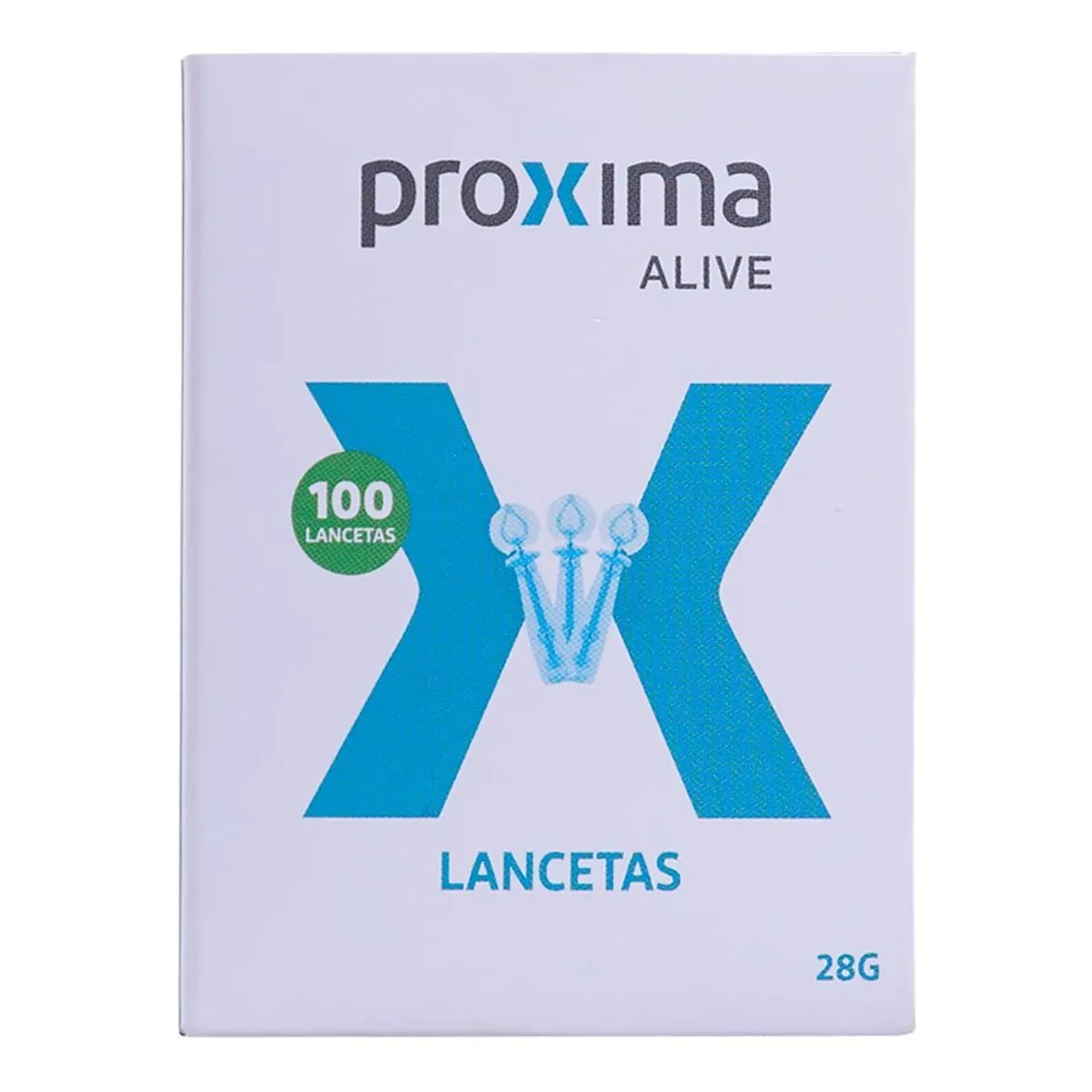 Lanceta Proxima Alive X Caixa 100 Unidades