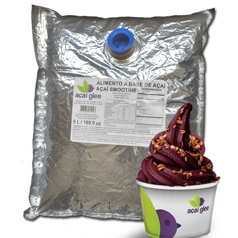 Alimento A Base De Açaí Glee 5l Bag Asséptica