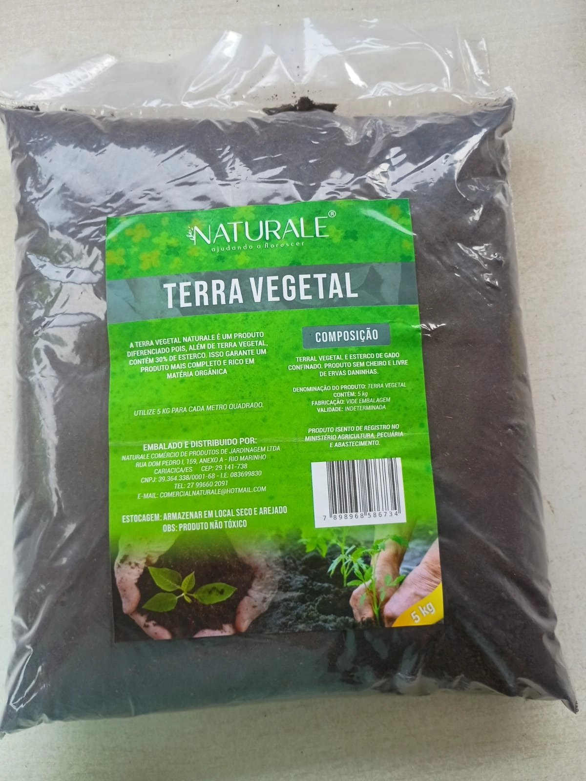 Terra Vegetal Naturale 5kg