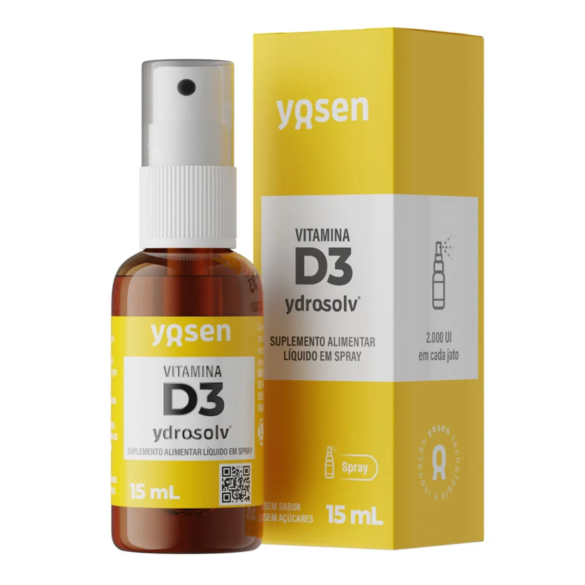 Vitamina D3 Yosen Ydrosolv 15ml Spray