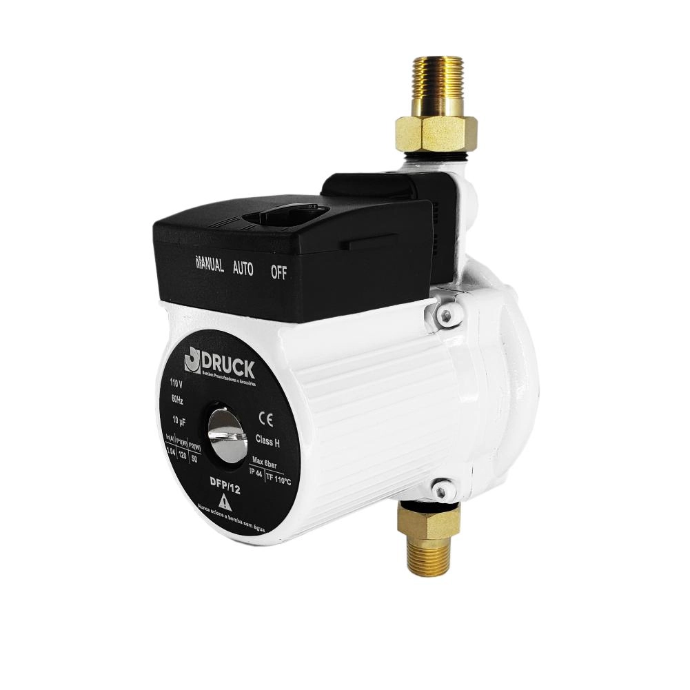 Bomba Pressurizadora De Água - Ferro 120w 0,16cv 127v Druck Dfp12
