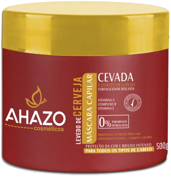 Mascara Capilar Ahazo 500g Levedo De Cerveja
