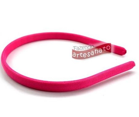 Tiara Forrada 10mm 6un Ref.035 21 Pink