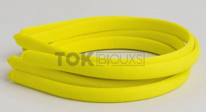 Tiara Encapada 10mm N25 Amarelo Neon C/12 Ref.enc 25