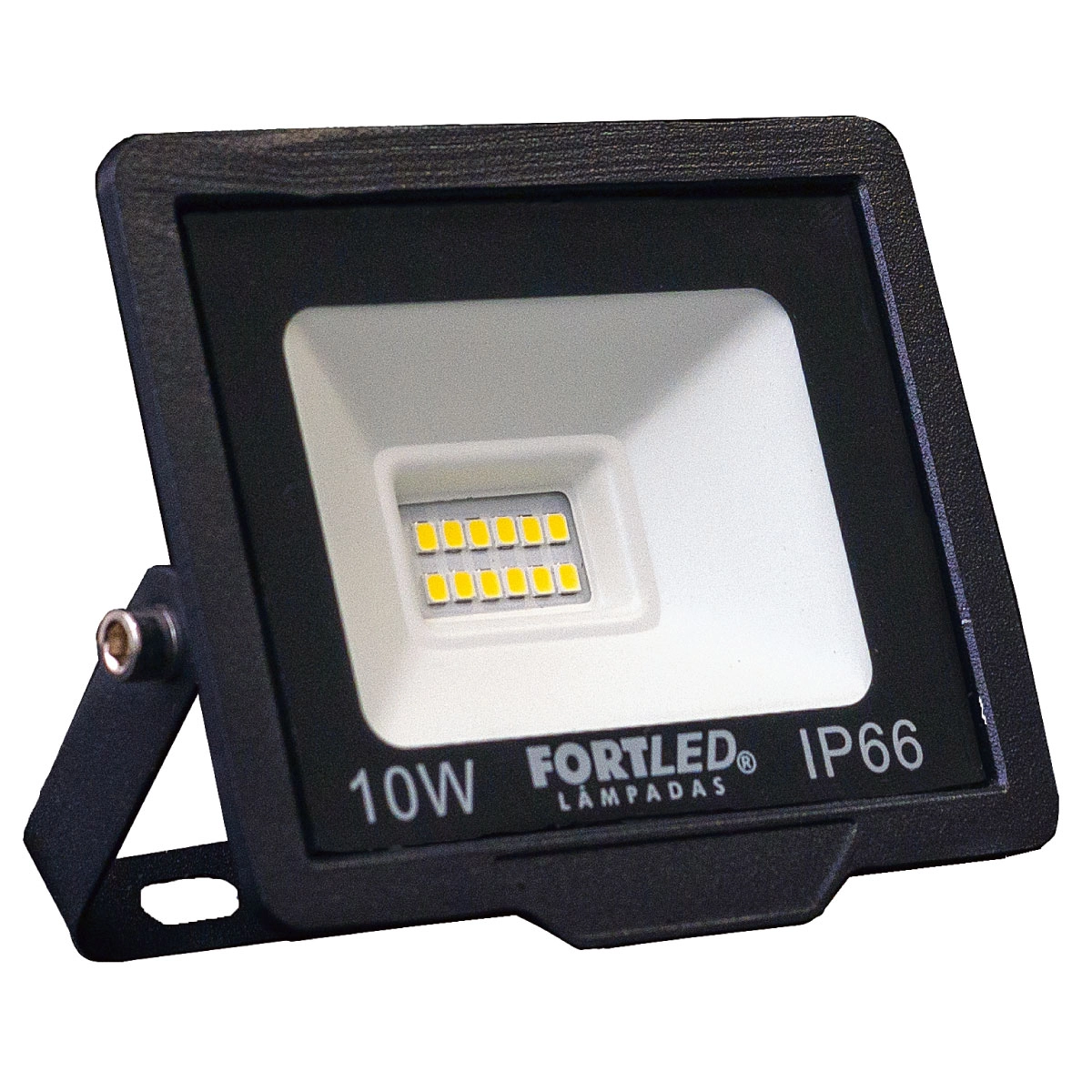 Refletor De Led 10w Luz Branca 110/220v 25.000h Fortled
