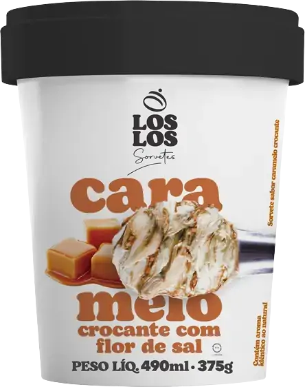 Sorvete Los Los Caramelo C/flor Sal 490ml