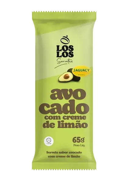 Mini Paleta Los Los Avocado C/cr.limao 65g