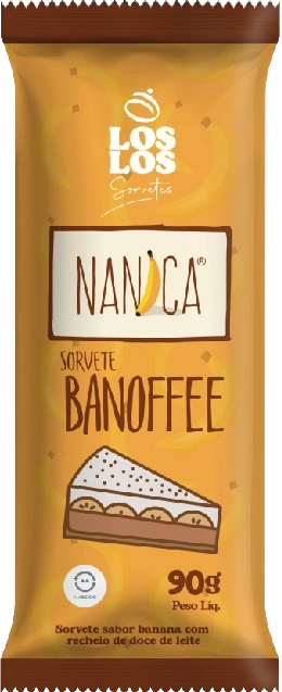 Sorvete Los Los Paleta 90g Banoffee Nanica