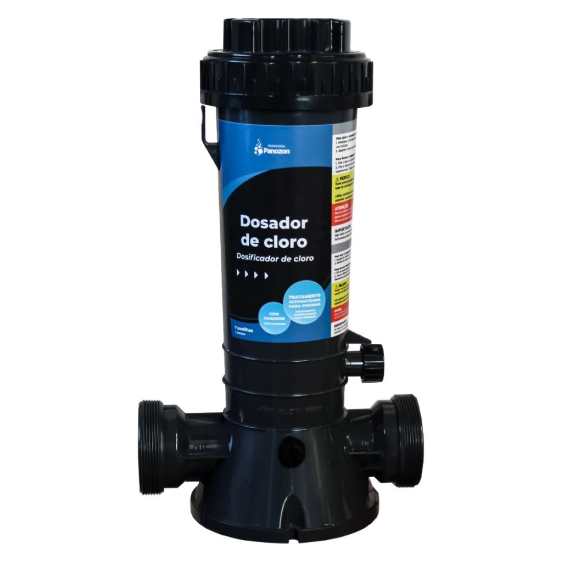 Dosador Cloro Automático Pastilha P/ Piscina D15 - Panozon