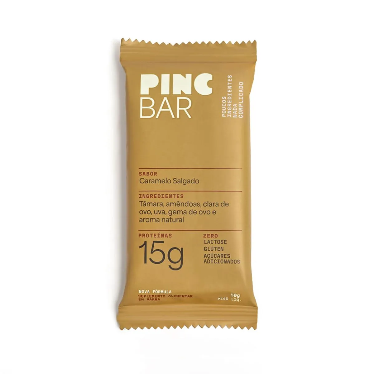 Pincbar Caramelo Salgado Claras De Ovos Tamara Amendoas Flor De Sal 13g Pincbar