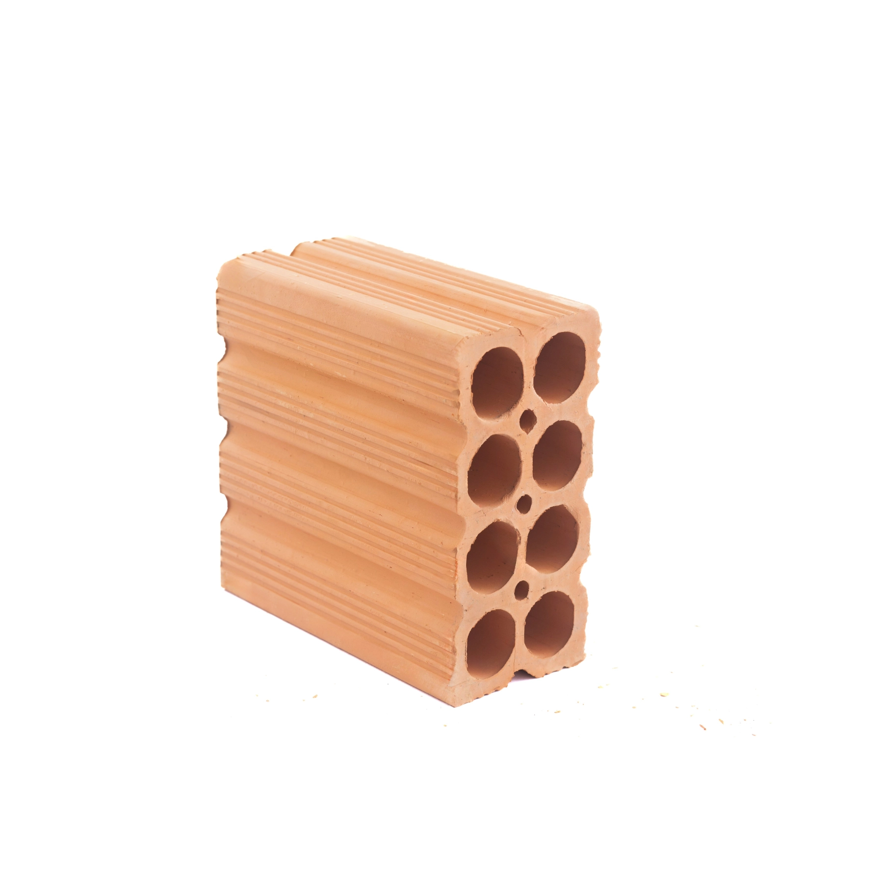 Bloco Cerâmico Vedação 9x19x19cm 8 furos Olaria Rosso