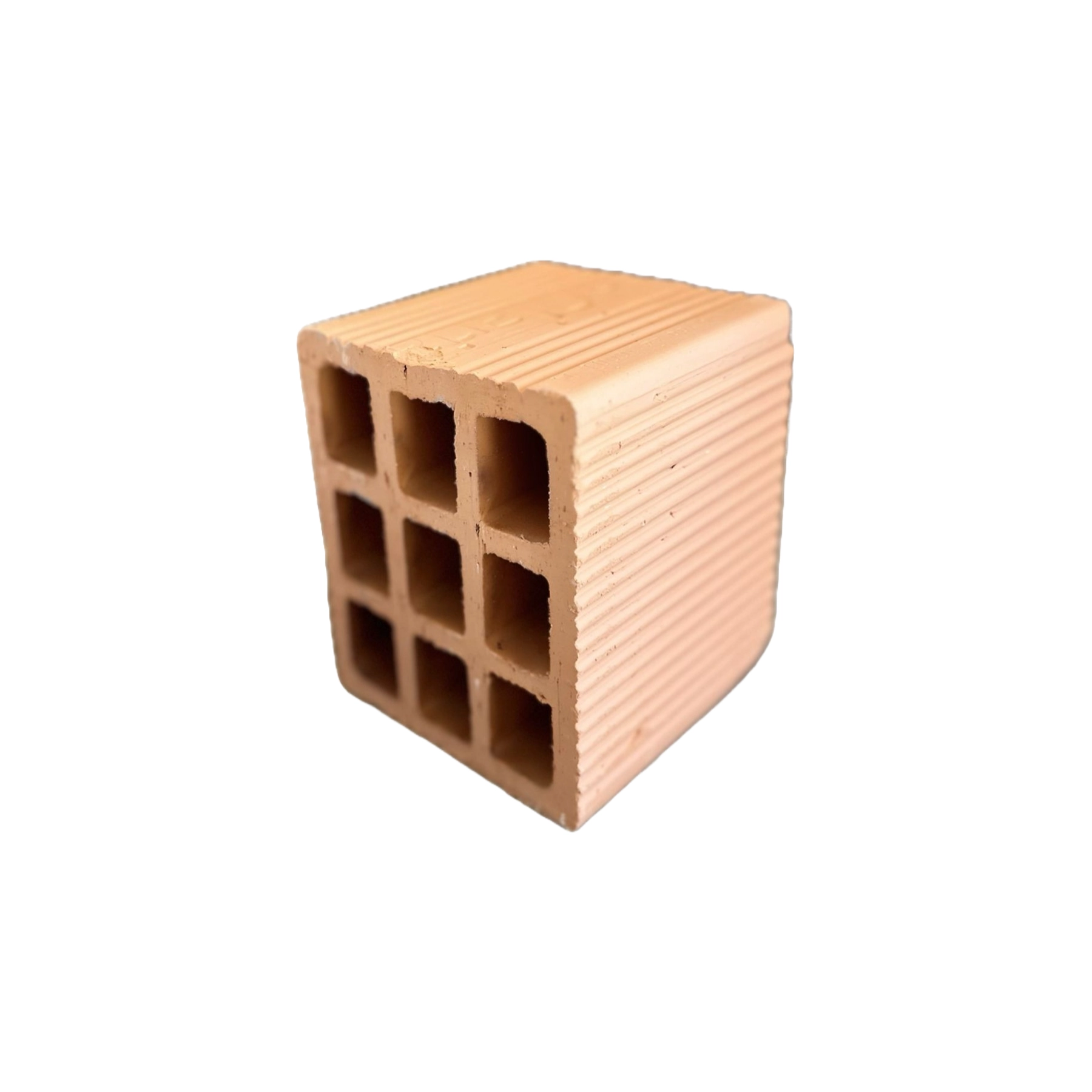 Meio Tijolo Cerâmico 9 Furos 11,5x14x11,5cm Olaria Rosso