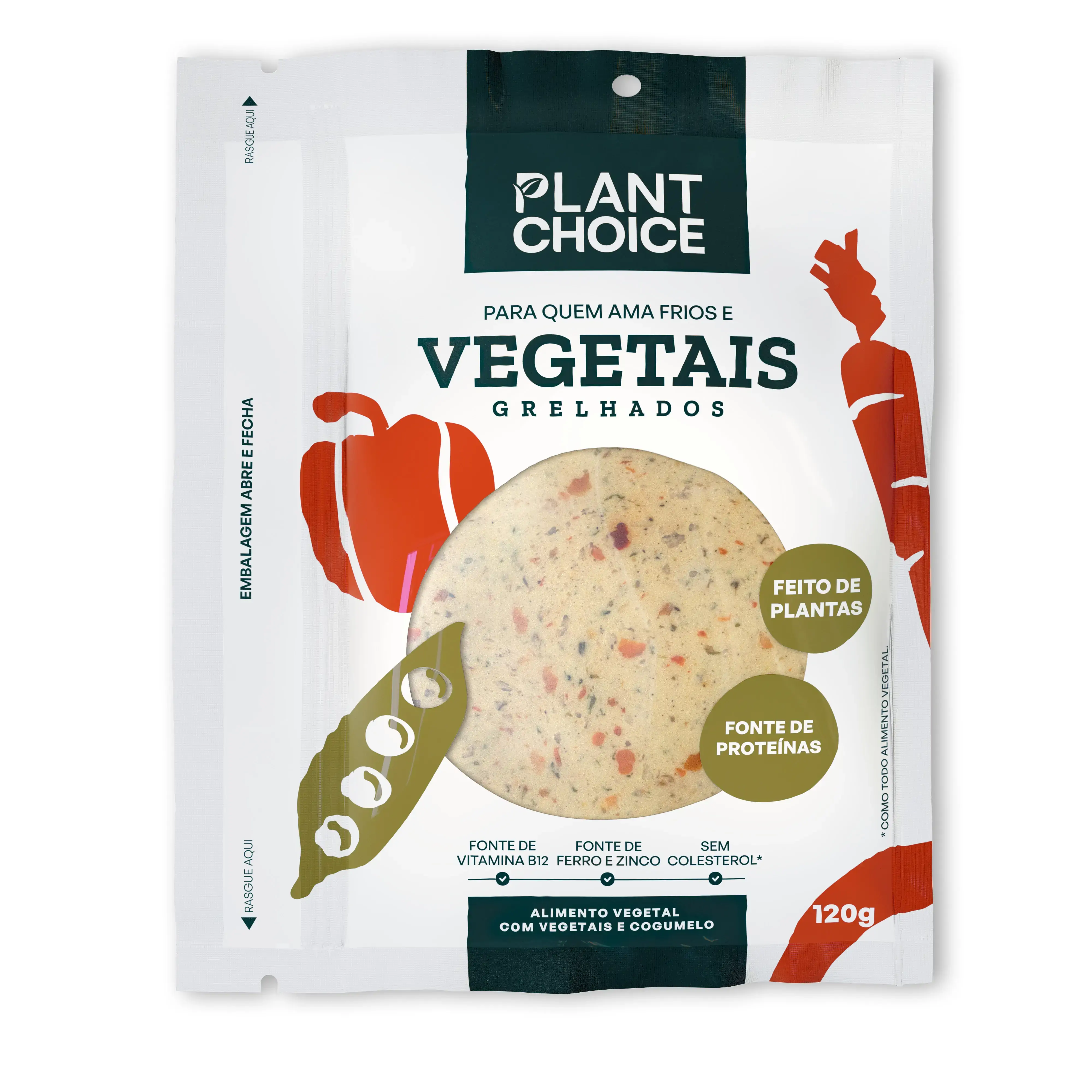 Queijo Vegetal Grelhado Plant Choice 120g