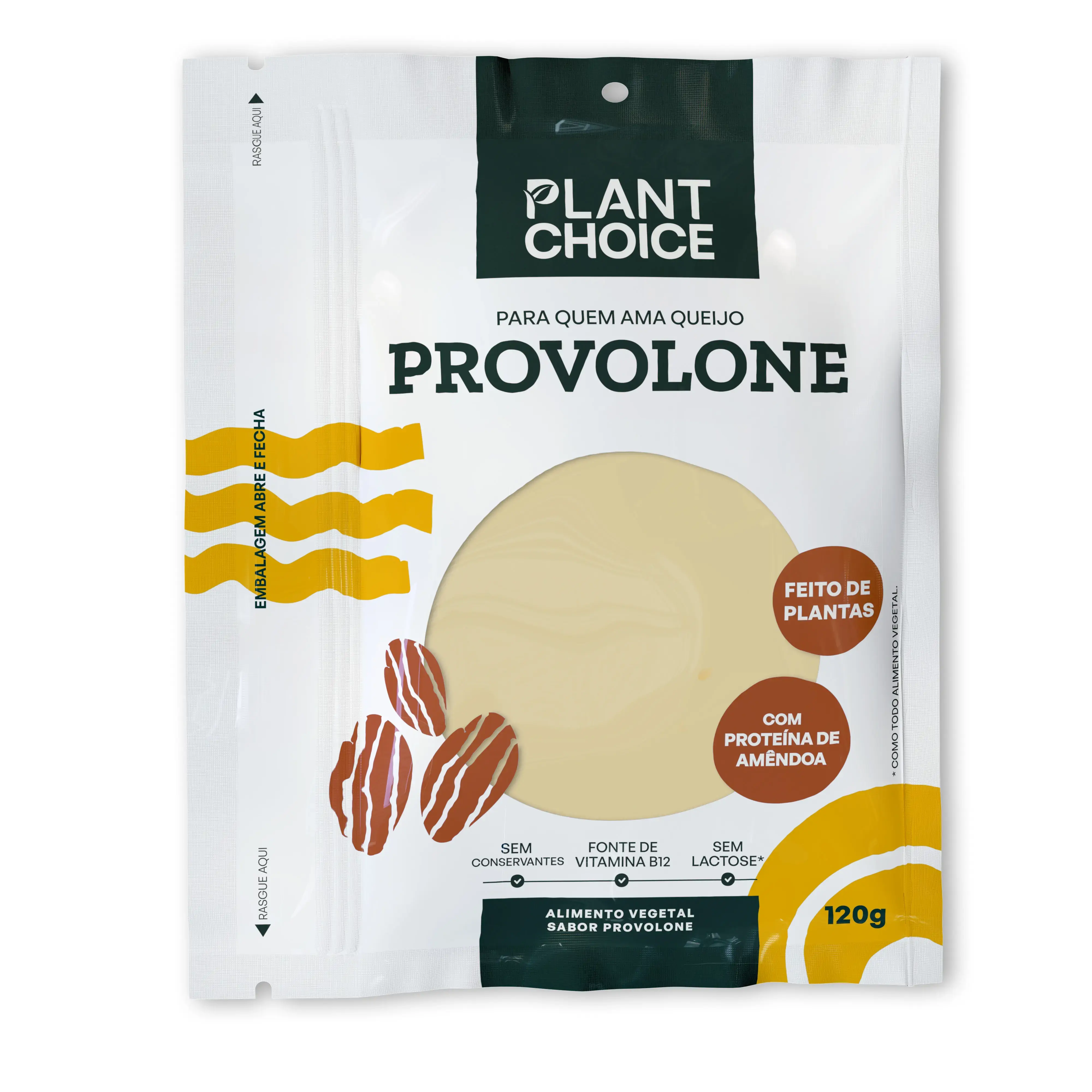 Queijo Vegetal Provolone Plant Choice 120g