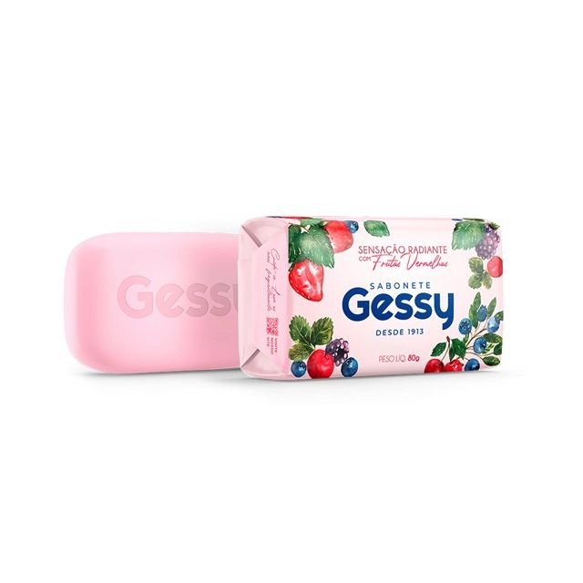Sabonete Gessy 80g Frutas Verm.