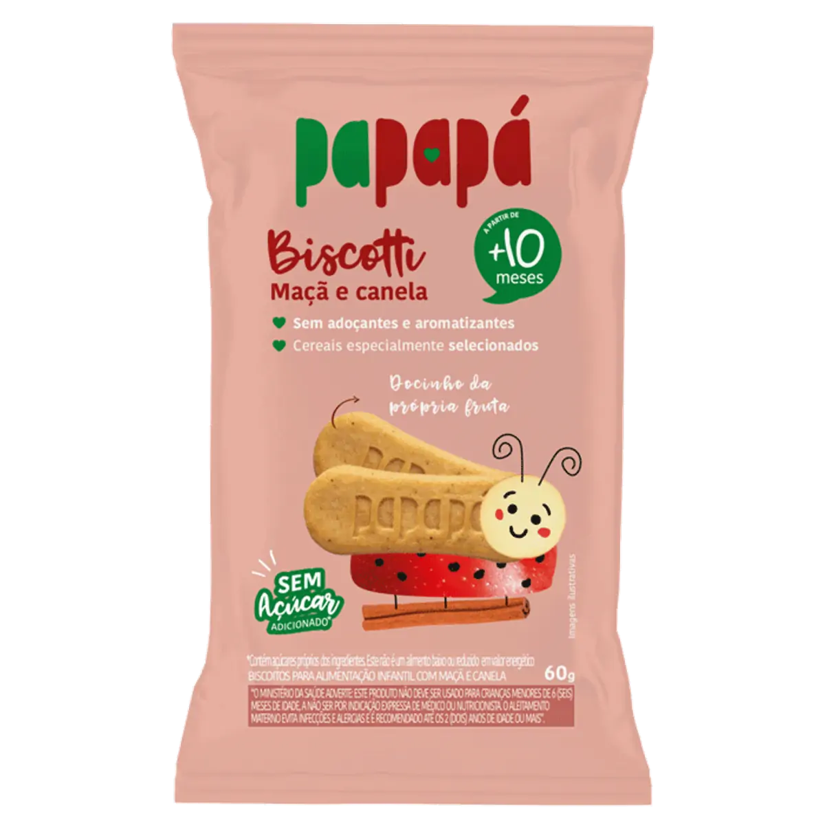 Bisc Papapa 60g Maca/canela